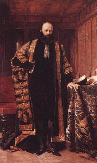 George Richmond Lord Salisbury France oil painting art